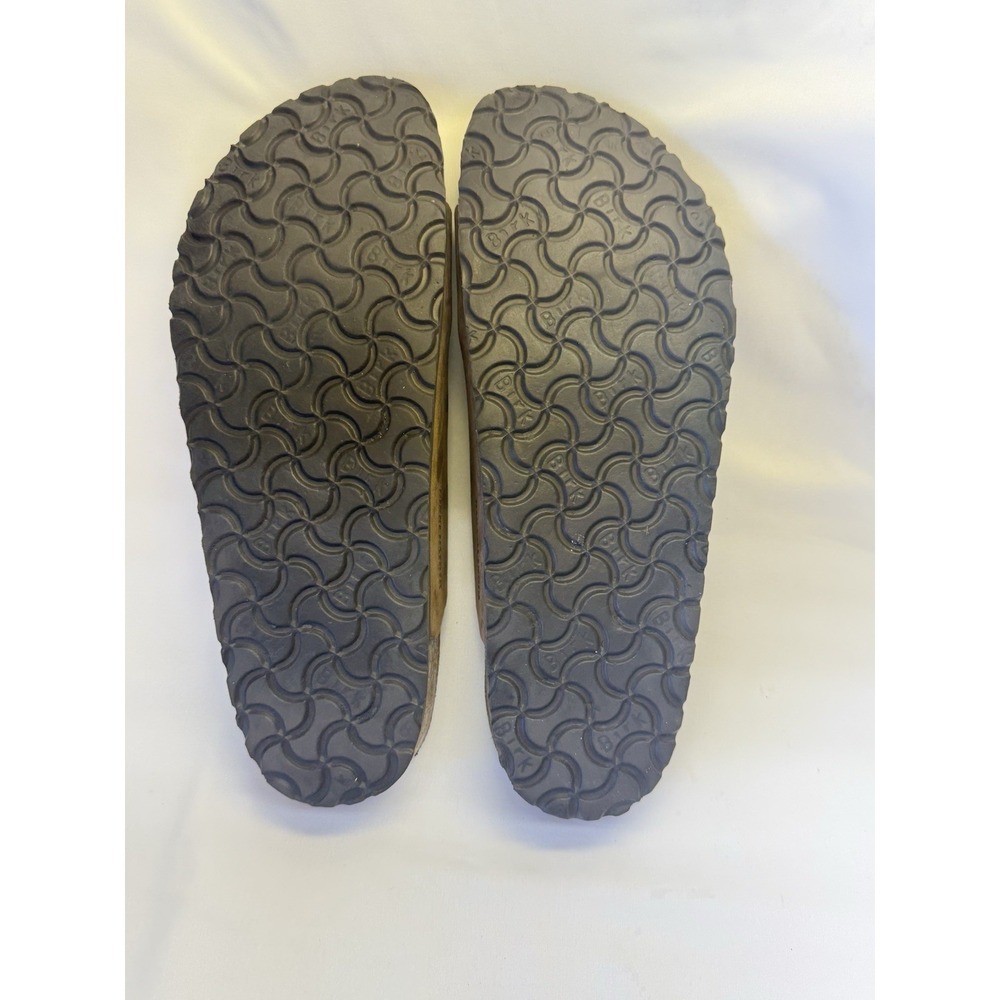 Birkenstock Florida Soft Footbed Nubuck Mocha Sandals Womens 11 Mens 9 Slip On - Picture 9 of 10